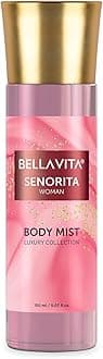 Senorita Women Body Spray Mist Perfume for Refreshing Floral & pomegranate Long Lasting Fragrance with Mint, 150 Ml