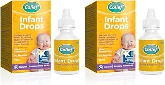 Infant Drops | Lactase Enzyme Drops | Natural Colic Relief for Babies | Reduces Bloating, Wind and Crying | (15ml) (Pack of 2)