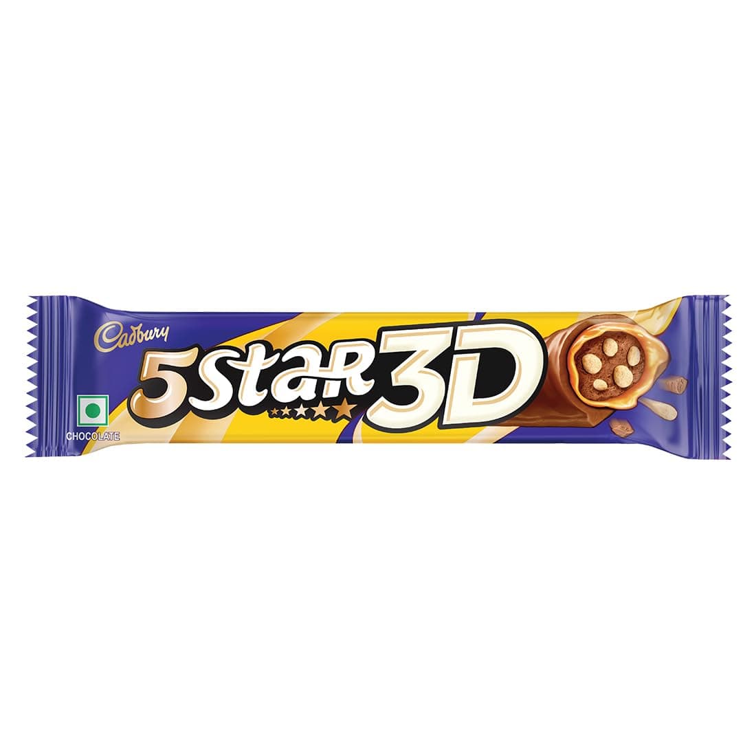 Cadbury 5 Star 3D Chocolate Bar, 40 g