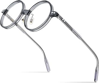 HEPIDEM Acetate Men Vintage Round Optical Glasses Frame Spectacles Eyeglasses Zolman