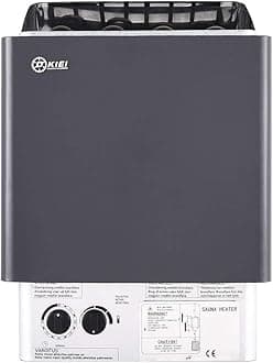 Electric Sauna Heater Wet&Dry Sauna Stove Internal Control Built-in Sauna Stove Stainless Steel Sauna Room Heater, for Home, Hotel, Spa, 4.5KW