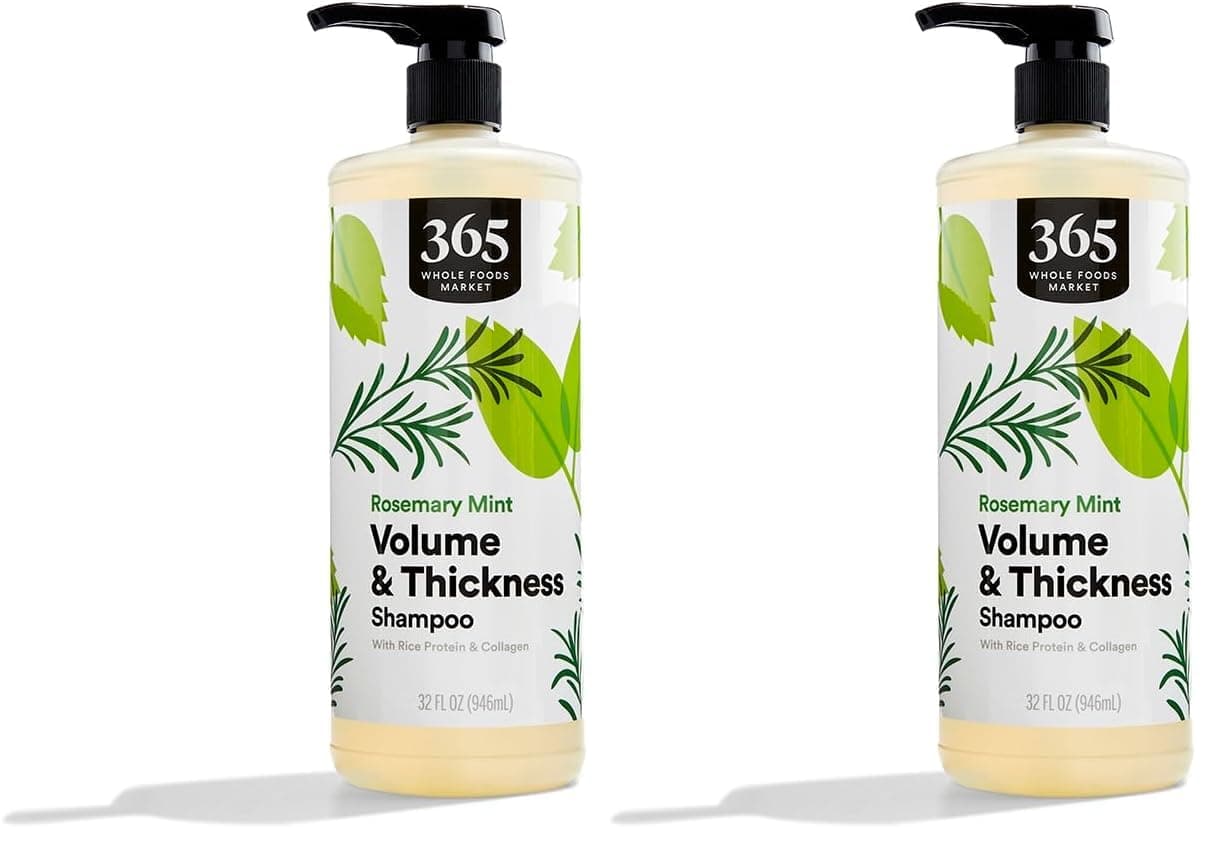Volume & Thick Shampoo Rosemary Mint, 32 Fl Oz (Pack of 2)