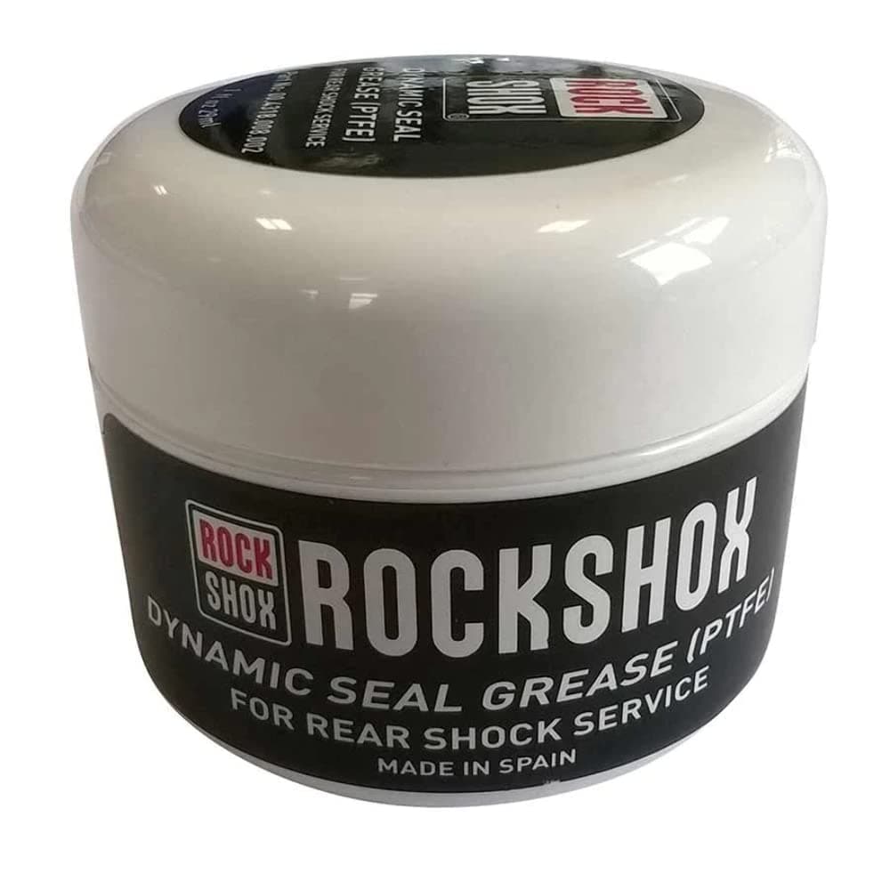 RockShox Dynamic Seal Grease with PTFE | High-Performance Rear Shock Lubricant for Enhanced Durability & Smooth Operation | 1oz Tube for Bicycle Maintenance