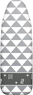 arteneur® Ironing Board Cover 110 x 30 cm Heat Reflective Elastic Band Gliding Zone Oeko-Tex 100 4 Sizes