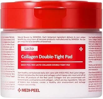 [MEDI-PEEL] Red Lacto Collagen Peeling Pad 70Count | Exfoliating & Cleansing Pad with Collagen, Anti aging, Soothing, Healing, Moisturizing | Korean Skincare, For All Skin Types