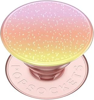 PopSockets Adhesive Phone Grip, Holder, Phone Stand, Glitter - Aura Sunrise