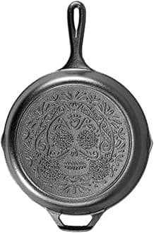 Lodge Seasoned Cast Iron Sugar Skull Skillet, 10.25 Inch