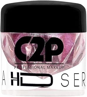 C2P Pro HD Loose Precious Eye Pigment Highly Pigmented, Travel-Friendly, Long-Lasting, Vegan and cruelty-free, Shimmery, Matte, Duochrome, Essential, Glitter Shades, Galaxy Dust 379, 2 grams