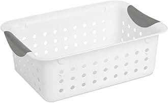 16228012 Small Ultra Basket, White Basket w/ Titanium Inserts, 12-Pack