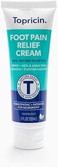Topricin Foot Pain Relief Cream, 2 OZ