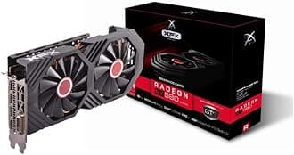 XFX Radeon RX 580 GTS XXX Edition 1386MHz OC+ 8GB GDDR5 VR Ready Dual BIOS 3xDP HDMI DVI AMD Graphics Card (RX-580P8DFDA)