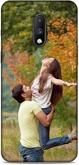 Polycarbonate Customised Mobile Back Case for Oneplus 7 (Own Photo with Frame, Name, Text, Font, Color), 3D Printed Hard Mobile Back Cover for Oneplus 7, Multicolor