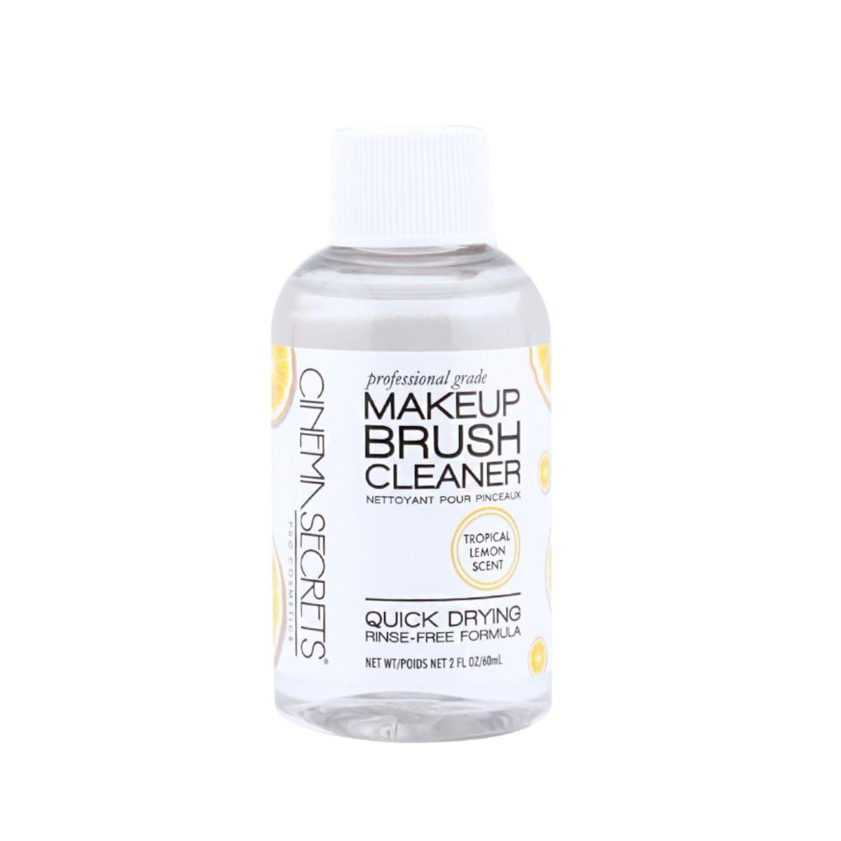 - Original Makeup Brush Cleaner Solution - Professional Cleanser for Makeup Brushes - Quick-Drying, Rinse-Free Formula - Removes Stubborn Waterproof Make Up - Lemon