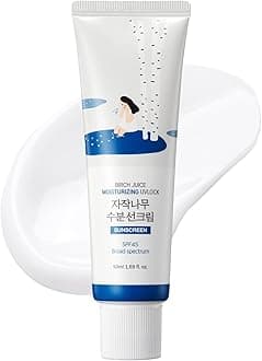 Birch Juice Moisturizing UV LOCK 1.69 Fl Oz SPF 45 broad spectrum, A moisturizing sunscreen, No White Cast, Strong UV Protection, Moist Essence Type, Ocean Friendly-Reef Safe