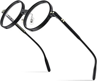 Acetate Men Vintage Round Optical Glasses Frame Spectacles Optical Eyeglasses Zolman