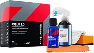 CQUARTZ UK 3.0 - Ceramic Coating for Cars, Quartz Based Nanotechnology, Bonds to Paint, Glass, Metal and Plastic - (30ml Kit w/Reload 2.0)
