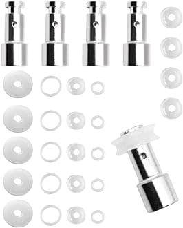 5 Pack Steam Valve Universal Replacement Floater + 5 Pack Silicone Sealer Pads+ 5 x 4-in-1 Pressure Cooker Gasket Kit for 5, 6 or 8 Quart Pressure Cookers,such as XL, YBD60-100, PPC780, PPC770, PPC790