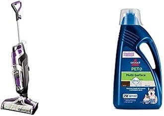 BISSELL Crosswave Pet Pro All in One Wet Dry Vacuum Cleaner,2306A 2295L Multi-Surface Pet Formula with Febreze Feshness for Crosswave and Spinwave (80 oz)