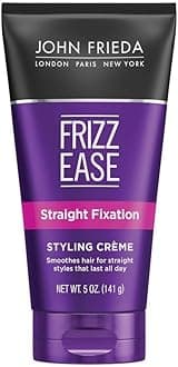 John Frieda Frizz-Ease Straight Fixation Styling Creme 5 oz (Pack of 4)