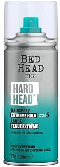 Bed Head by TIGI - Hard Head Hairspray - Extra Strong Hold - Travel Size - 100 ml