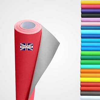 Rose Wrapping Paper Roll 10m x 76cm - Large Display Poster & Backing Paper 80gsm for Crafts, Art, School, Packing, Table Covers, Painting & Notice Boards