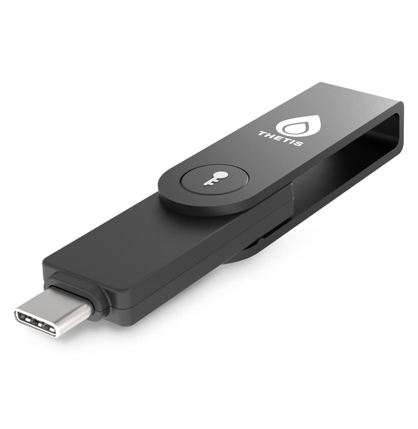 Pro-C FIDO2 Security Key Passkey Device with USB C & NFC, TOTP/HOTP Authenticator APP, FIDO 2.0 Two Factor Authentication 2FA MFA, Works with Windows/macOS/Linux/Gmail/Facebook/Dropbox/GitHub
