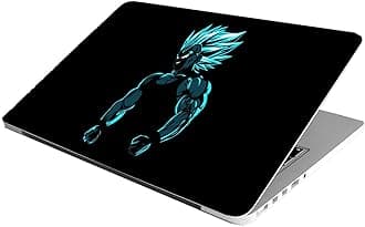 Laptop Skin Stickers Bubble-Free HD Quality Sticker for Laptops Upto 15.6" (Dustproof|Waterproof|Scratchproof|Reusable) - Goku BDY