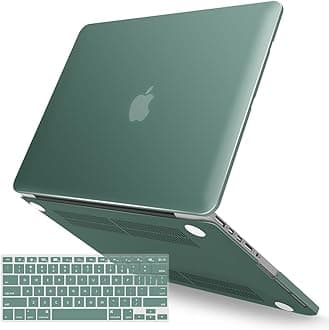 IBENZER Compatible with MacBook Pro 13 Inch Case 2015 2014 2013 end 2012 A1502 A1425, Hard Shell Case with Keyboard Cover for Old Version Mac Pro Retina 13, Midnight Green, R13MTGN+1