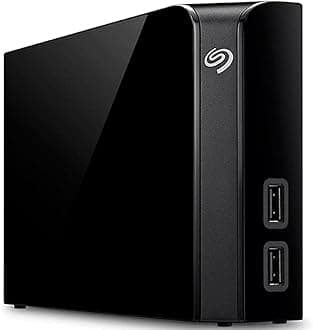 Seagate STEL6000100 Backup Plus Hub 6TB External Hard Drive Desktop HDD – USB 3.0, 2 USB Ports, for Computer Desktop Workstation PC Laptop Mac, 2 Months Adobe CC Photography