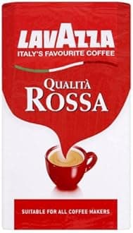 Lavazza Qualità Rossa Ground Coffee, Medium Roast, 250 g x 2, Ideal for Moka, Filter, and French Press