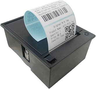 58MM Thermal Printer SCM/PLC Serial Port Thermal Sticker Label Printer RS232/TTL Embedded Thermal Printing Module Supports Secondary Development