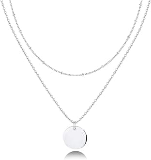 PAVOI 14K Gold Plated Layering Necklaces | Stylish Minimalist Design Pendant Necklaces | Butterfly, Heart, Lotus, Evil Eye, Cross Pendants for Women