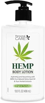 Pure Hemp Body Lotion, Hydrating and Nourishing, 13.5 Fl Oz