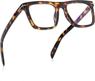 NIDOVIX Trendy Square Blue Light Blocking Glasses for Men Women, Fashion Frame Non-prescription Computer Glasses (Tortoise)