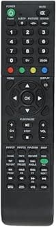 LED 530 Remote Control for KORYO K-ASN01 and LA Chinese LCD LED and Non-Branded Smart TVs - Black (Please Match with Your Old Remote Before Placing an Order)