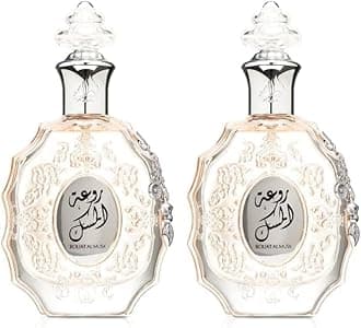 Lattafa Perfumes Rouat Al Musk for Unisex Eau de Parfum Spray, 3.40 Ounces / 100 ml (Pack of 2)