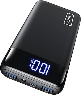 INIU Power Bank, 20000mAh Fast Charging Portable Charger, 22.5W Powerbank with USB Type C Input & Output, Battery Pack PD3.0 QC4.0 for iPhone 17 16 15 14 13 Pro Max Mini Plus Samsung S24 S23 iPad etc