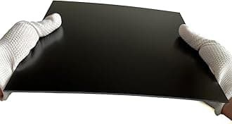 G10 Fiberglass Garolite 3D Printer Build Surface Plate Semi-Flexible Sheet 257.5mm/10.14"(Black Color)