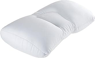 Remedy Microbead Pillow - Moldable and Temperature Regulating Cushion Ergonomic Pillow - Supports Head, Neck and Shoulders for Restful Sleep and Travel - (White)