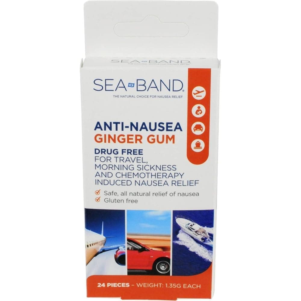 Anti-Nausea Ginger Gum (24 Pieces)