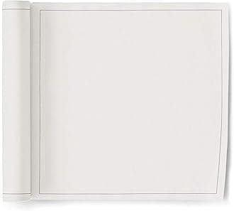 Cloth Washable and Reusable Dinner Napkin - 12.6 x 12.6 in (12 Per Roll, Cotton Cream)