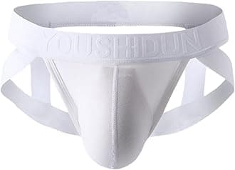 bebeoneMens Jockstrap Underwear Thong Athletic Supporters