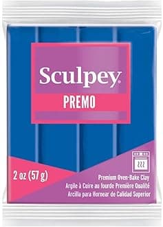 Polyform Premo Sculpey Polymer Clay 2Oz Cobalt Blue Hue, Acrylic, Multicolour