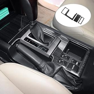 For Toyota Land Cruiser Prado 150 2010-2017 Interior Decorative Modification Accessories Central Gearbox Panel Lc150 Fj150 (Black 【B】 Style)