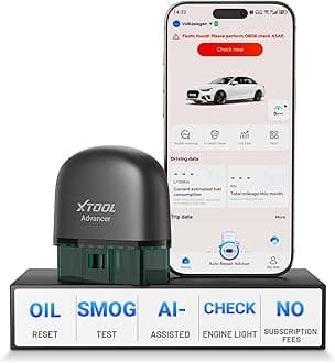 XTOOL Advancer AD20 Pro AI-Assisted Wireless OBD2 Scanner Diagnostic Tool, Car Code Reader for iPhone&Android, All System Scan Tool with Free Updates -Check Engine, Oil Reset, Performance/Battery Test