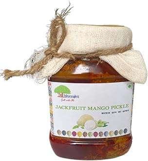 Abheesht Jackfruit Mango Pickle 400g | Homemade Traditional Achar | Kathal Aam ka Achar | No Preservatives | Traditional Recipe from Bihar | Pickles in Mustard Oil