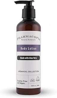 Pharmacopia Argan Oil and Aloe Vera Organic Body Lotion for Dry Skin 250 ml