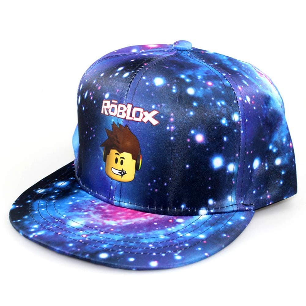 Hat Starry Galaxy Sky Baseball Cap Canvas Adjustable Hip-hop Cap Dance Hat for Men & Women, Boys, Girls (Blue)