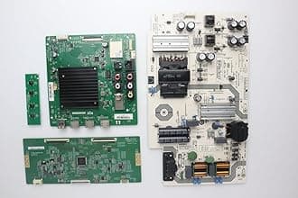 Lutema Television Repair Kit for Vizio V755-H4 with TV Main Board + Power Supply + TCon + Cables