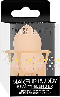 Swiss Beauty Makeup Buddy Beauty Blender for Face Makeup | Reusable | Multi-Use Beauty Blender | Shade - 01